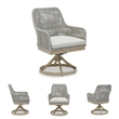 Signature Design by Ashley Hemlock Mica Outdoor Swivel Dining Chair (Set of 2)