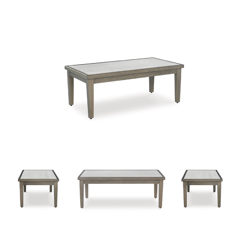 Signature Design by Ashley Fescue Lagoon Outdoor Coffee Table