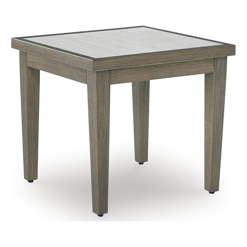Signature Design by Ashley Fescue Lagoon Outdoor End Table