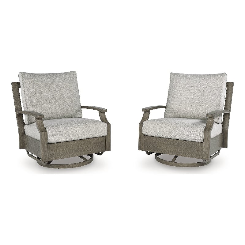 Signature Design by Ashley Fescue Lagoon Outdoor Swivel Glider Chair