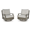 Signature Design by Ashley Fescue Lagoon Outdoor Swivel Glider Chair