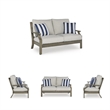 Signature Design by Ashley Fescue Lagoon Outdoor Loveseat with Cushion