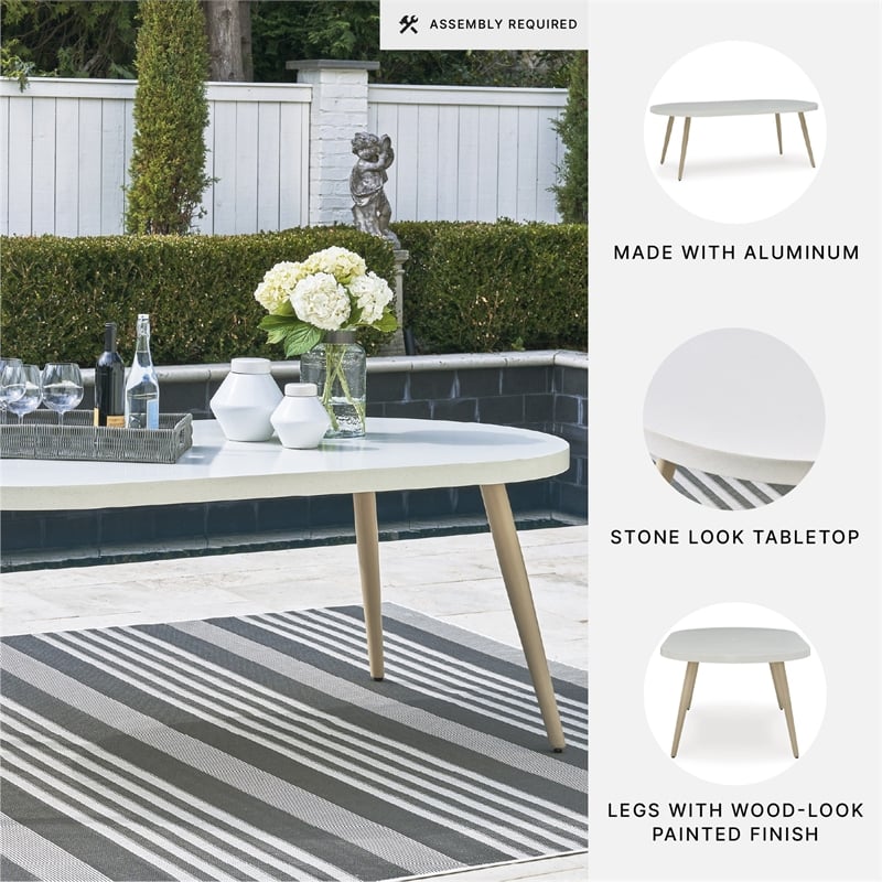 Signature Design by Ashley Hemlock Mica Outdoor Dining Table