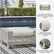 Signature Design by Ashley Hemlock Mica Outdoor Ottoman with Cushion