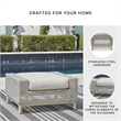 Signature Design by Ashley Hemlock Mica Outdoor Ottoman with Cushion