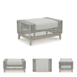 Signature Design by Ashley Hemlock Mica Outdoor Ottoman with Cushion