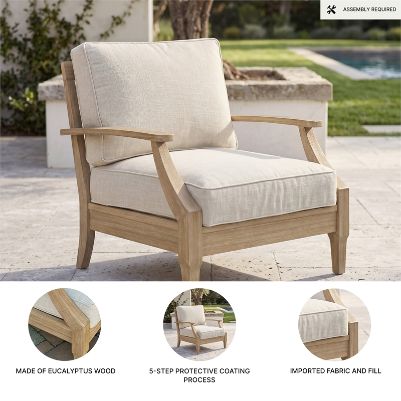 Signature Design by Ashley Filament Lattice Lounge Chair with Cushion