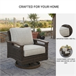 Signature Design by Ashley Cattail Foam Swivel Lounge Chair (Set of 2)