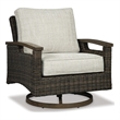 Signature Design by Ashley Cattail Foam Swivel Lounge Chair (Set of 2)