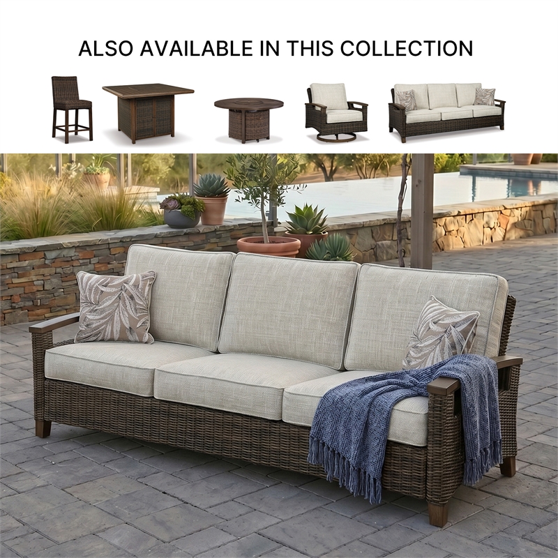 Signature Design by Ashley Cattail Foam Sofa with Cushion
