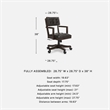 Signature Design by Ashley Norquay Home Office Desk Chair in Brown