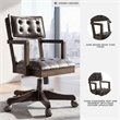 Signature Design by Ashley Norquay Home Office Desk Chair in Brown