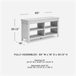 Signature Design by Ashley Calderyn Credenza in White