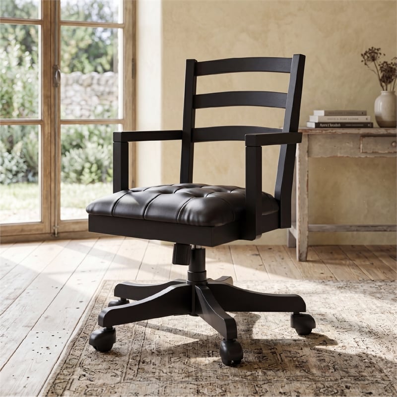Signature Design by Ashley Correnza Home Office Desk Chair in Black