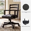 Signature Design by Ashley Correnza Home Office Desk Chair in Black