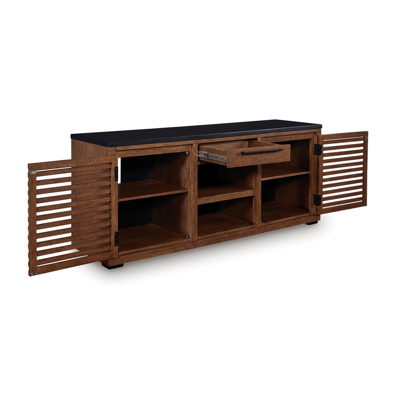 Signature Design by Ashley Halvyn Credenza in Brown