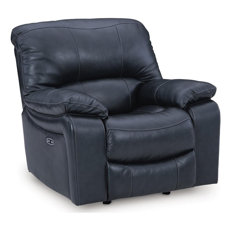 Signature Design by Ashley Carrington Elm Power Recliner in Ocean