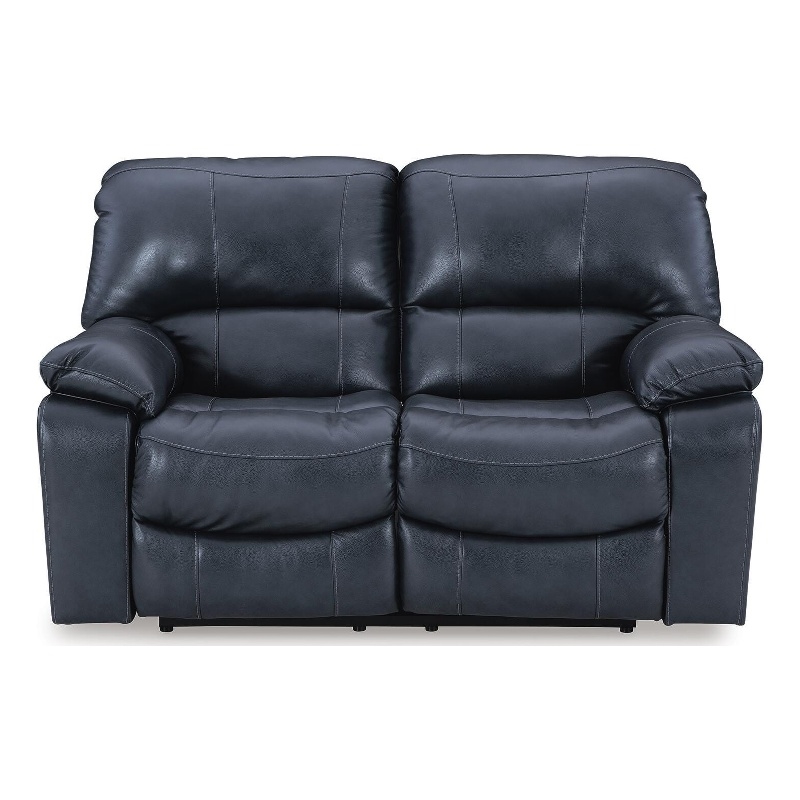 Signature Design by Ashley Carrington Elm Power Reclining Loveseat in Ocean