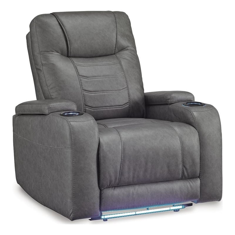 Signature Design by Ashley Kingswell Power Recliner in Slate