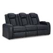 Signature Design by Ashley Dunleigh Power Reclining Sofa in Sapphire