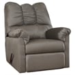 Signature Design by Ashley Darcy Fabric Rocker Recliner in Cobblestone