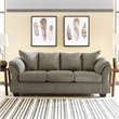 Signature Design by Ashley Darcy Fabric Sofa in Cobblestone