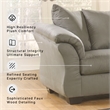 Signature Design by Ashley Darcy Fabric Sofa in Cobblestone