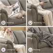 Signature Design by Ashley Darcy Fabric Sofa in Cobblestone