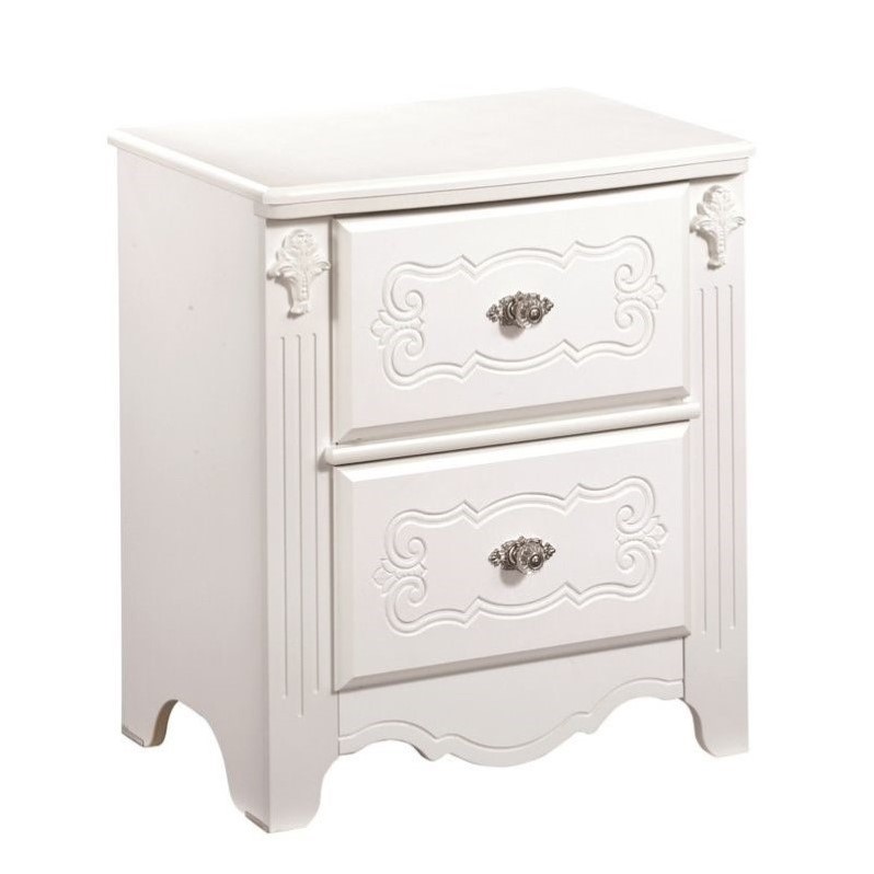 Signature Design By Ashley Furniture Exquisite 2 Drawer Nightstand Signature Design By Ashley Furniture Exquisite 2 Drawer Nightstand In White B188 92
