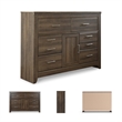 Ashley Furniture Furniture Juararo 6 Drawer Dresser in Mocha