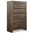 Signature Design by Ashley Juararo 5-Drawer Chest in Dark Brown