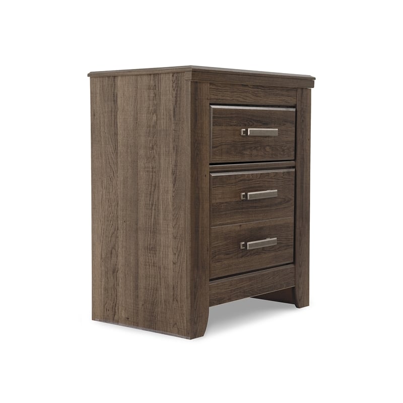 Signature Design by Ashley Juararo 2-Drawer Nightstand in Dark Brown