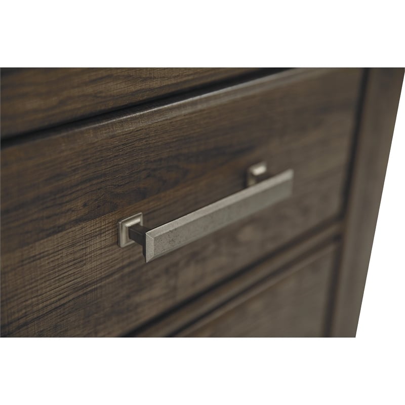 Signature Design by Ashley Juararo 2-Drawer Nightstand in Dark Brown