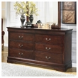 Signature Design by Ashley Alisdair 6-Drawer Double Dresser in Brown