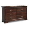 Signature Design by Ashley Alisdair 6-Drawer Double Dresser in Brown