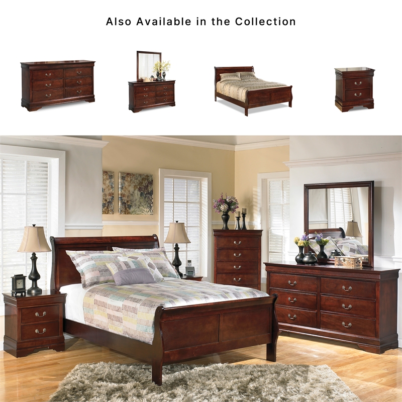 Signature Design by Ashley Alisdair 5-Drawer Chest in Warm Dark Brown
