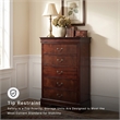 Signature Design by Ashley Alisdair 5-Drawer Chest in Warm Dark Brown