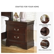 Signature Design by Ashley Alisdair 2-Drawer Nightstand in Dark Brown