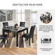 Signature Design by Ashley Maysville 5 Piece Square Counter Table Set in Black