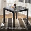 Signature Design by Ashley Maysville 5 Piece Square Counter Table Set in Black