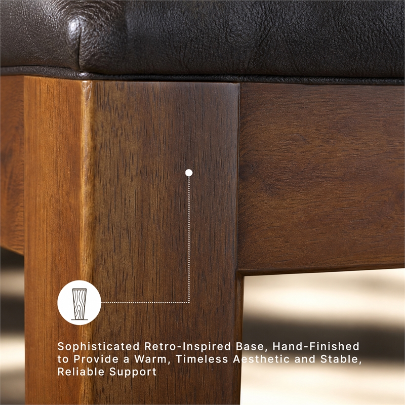 Signature Design by Ashley Ralene Dining Room Bench in Medium Brown