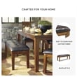 Signature Design by Ashley Ralene Dining Room Bench in Medium Brown
