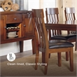 Ashley Furniture Ralene Upholstered Dining Chair in Medium Brown