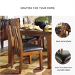 Ashley Furniture Ralene Upholstered Dining Chair in Medium Brown