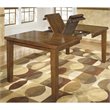 Ashley Furniture Ralene Butterfly Dining Table in Medium Brown