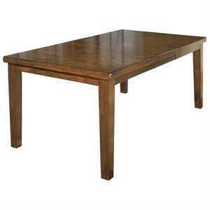 ashley furniture ralene butterfly dining table in medium brown