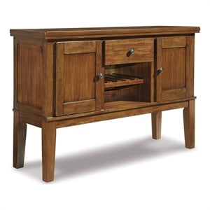 Signature Design by Ashley Ralene Dining Room Server in Medium Brown