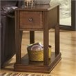Signature Design by Ashley Furniture Breegin 1 Drawer End Table in Cherry