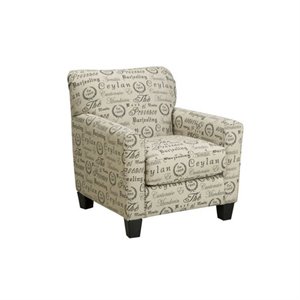 signature design by ashley alenya accent chair in quartz