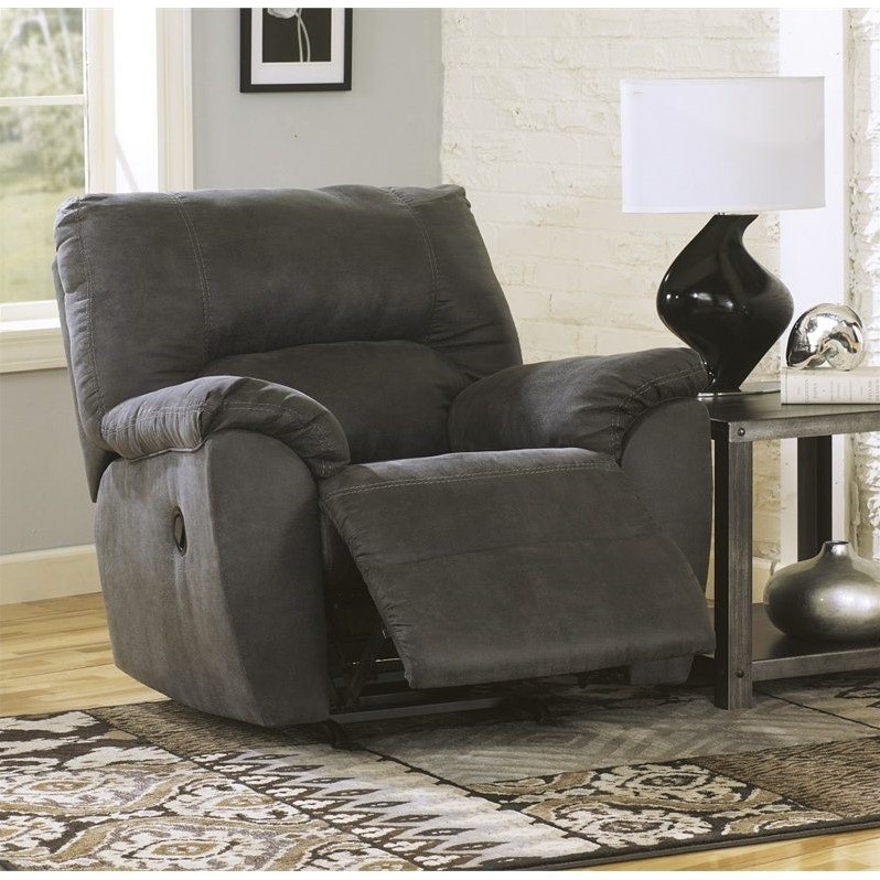 signature designashley furniture tambo fabric rocker recliner in